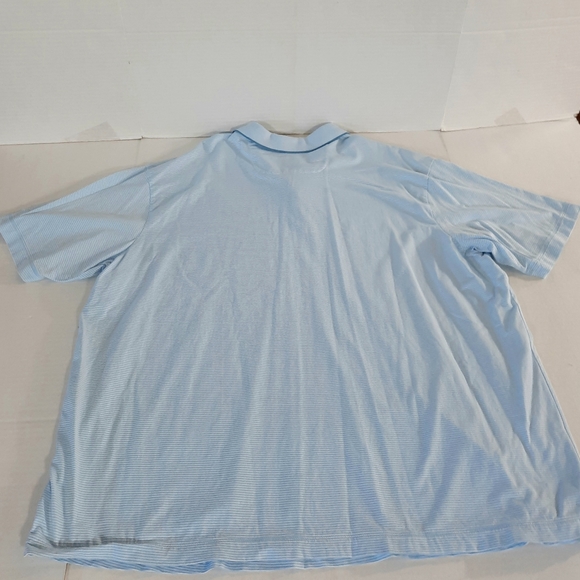 Tommy Bahama Striped Marlin Logo Polo Shirt - Picture 6 of 6